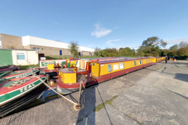 Canal Boats Moored at Union Wharf Canal Boats Moored at Union Wharf